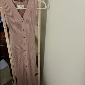 SnidelPink Ribbed Knit Dress